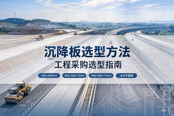 龙子湖沉降板选择方法