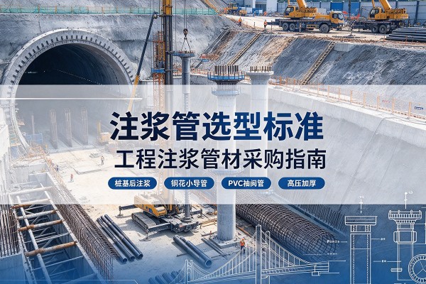 龙子湖注浆管选型标准
