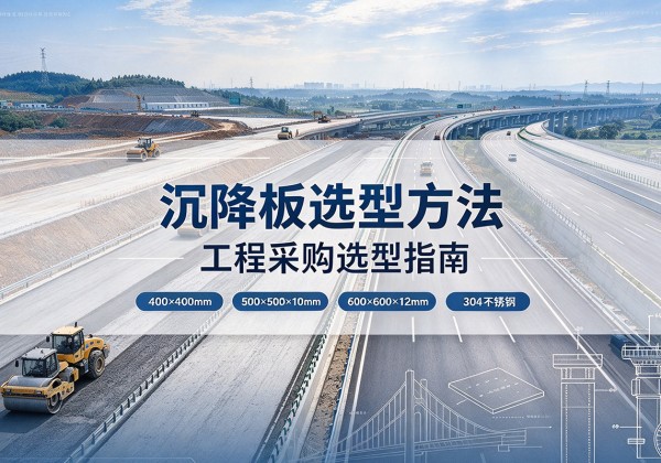 龙子湖沉降板选择方法