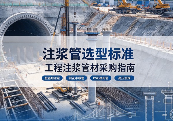 龙子湖注浆管选型标准